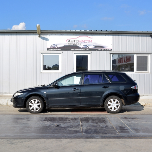 Mazda 6 2.0 DI 100 киловата 136 конски сили. Код на мотора RF. Ръчна скоростна кутия 5 степенна. 15 цолови джанти