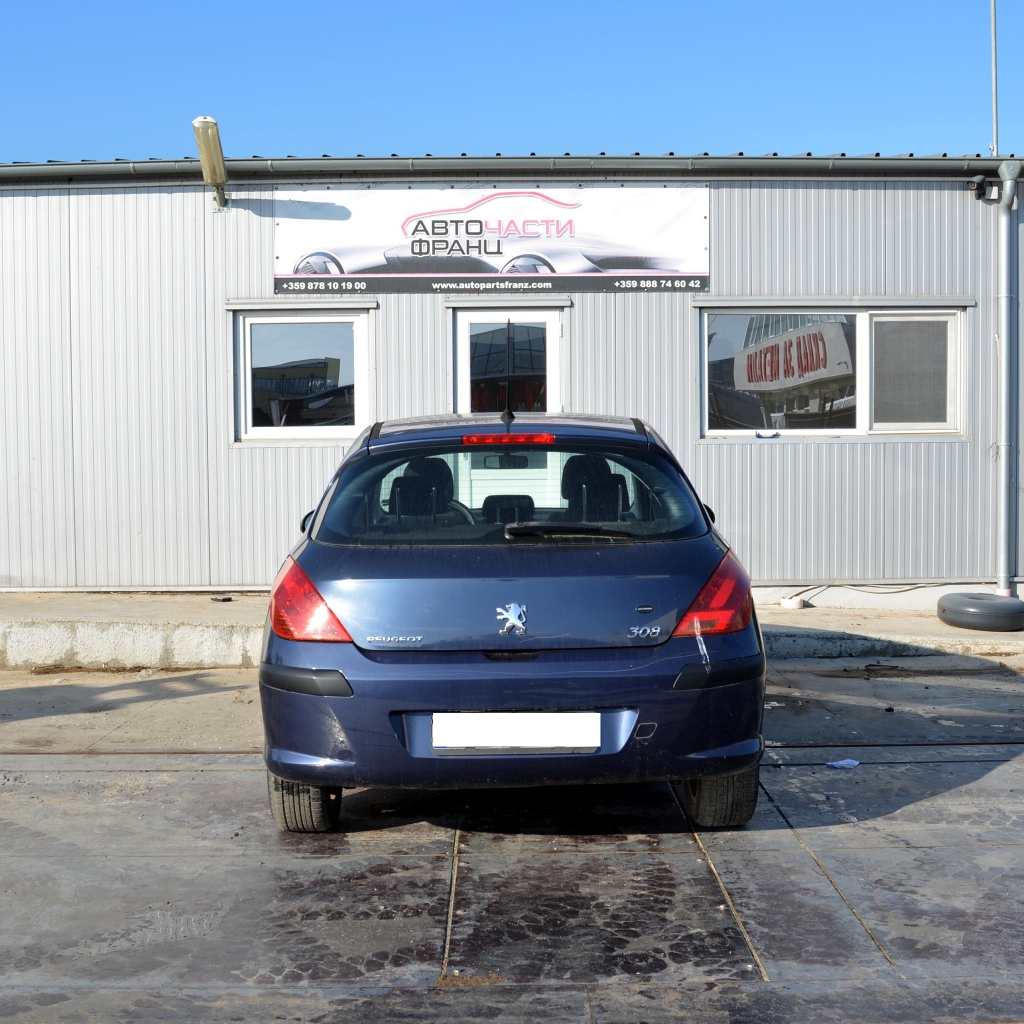 Peugeot 308 1.6 i 88 киловата 120 конски сили. Ръчна скоростна кутия 5 степенна. Код на мотора 5FW. 16 цолови джанти.
