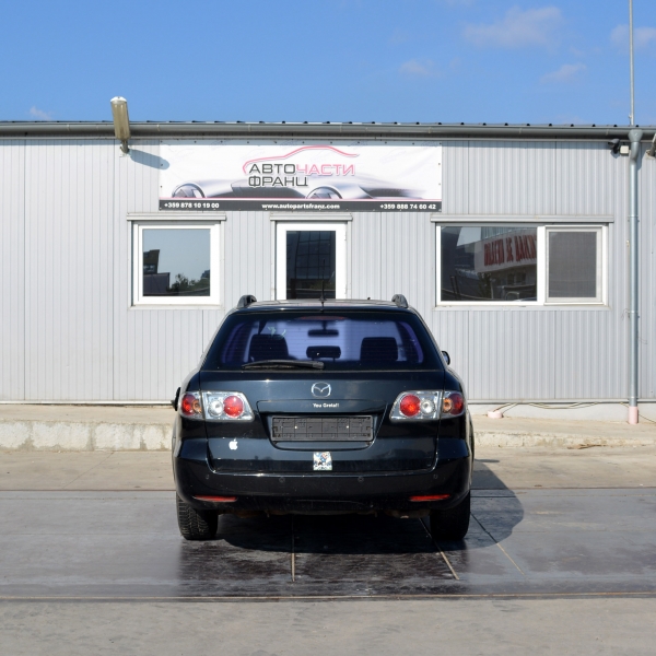 Mazda 6 2.0 DI 100 киловата 136 конски сили. Код на мотора RF. Ръчна скоростна кутия 5 степенна. 15 цолови джанти