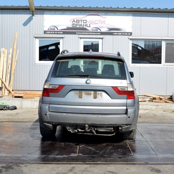 BMW X3 E83 2.0 D 110 киловата 150 конски сили. Код на мотора 204D4. Ръчна скоростна кутия 6 степена. Алуминиеви джанти 17 цола