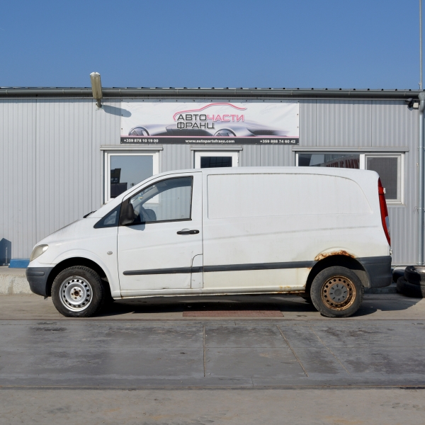 Mercedes Vito 2.2 CDI 110 киловата 150 конски сили. Код на мотора 646982. Ръчна скоростна кутия 6 степенна. 16 цолови джанти.