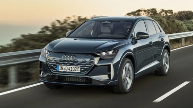 Обновеният Audi Q4 e-tron предлага пробег до 580 км и се зарежда за 27 минути
