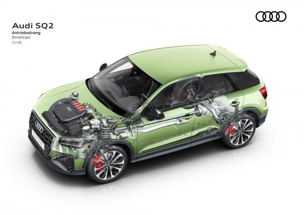 Audi SQ2 промени външния си вид и подобри оборудването