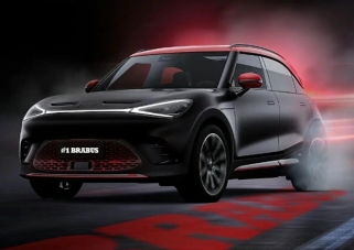 Разкрит е официалният дизайн на Smart #1 с обвес от ателие Brabus: