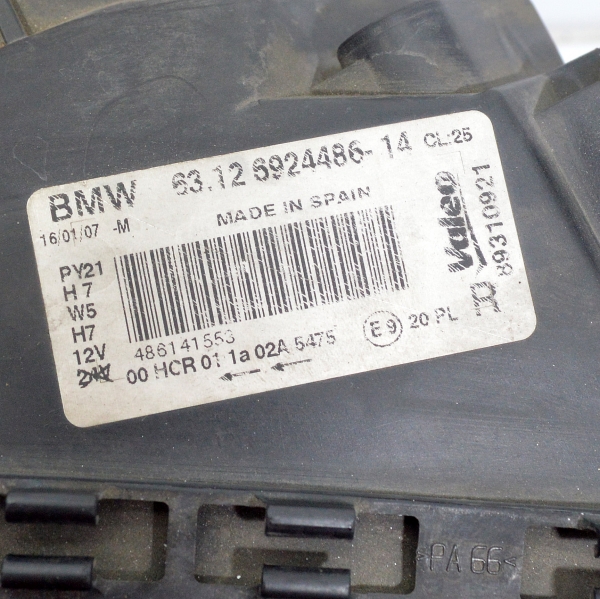 Десен фар  BMW E87 1.6i 115 конски сили 63.126924486-14