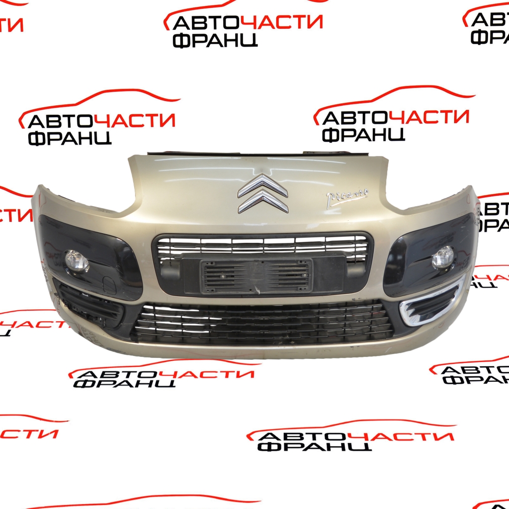 Предна броня Citroen C3 Picasso 1.6 HDI 92 конски сили до 2012 година 9681800777