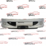 Предна броня Peugeot 206 1.4 16V 88 конски сили Предна броня Peugeot 206 1.4 16V 88 конски сили