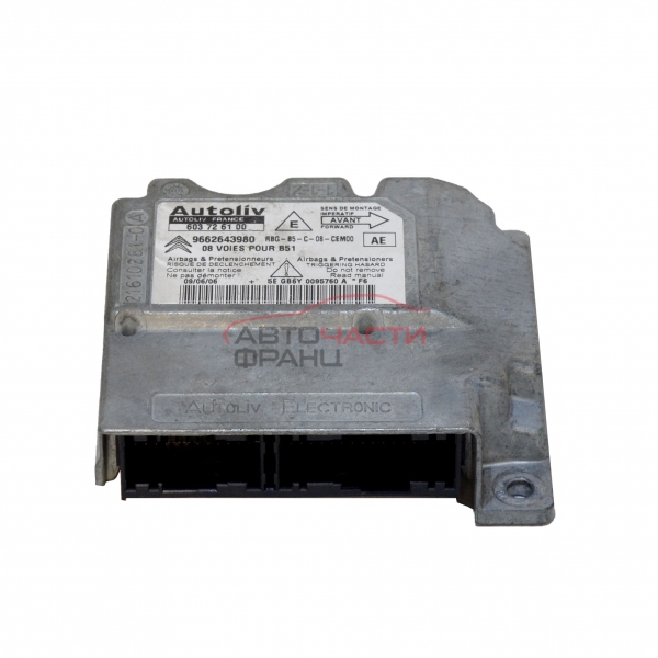 Airbag модул Citroen C4 1.6 16V 109 конски сили 9662643980