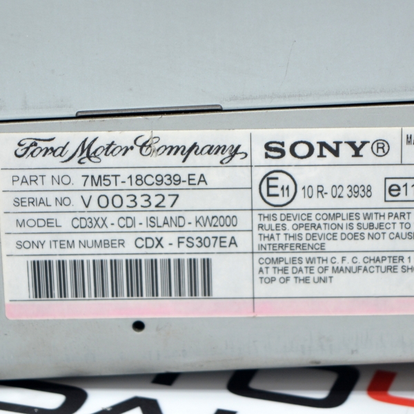 Радио CD Ford Focus II 2.0 i 145 конски сили 7M5T-18C939-EA