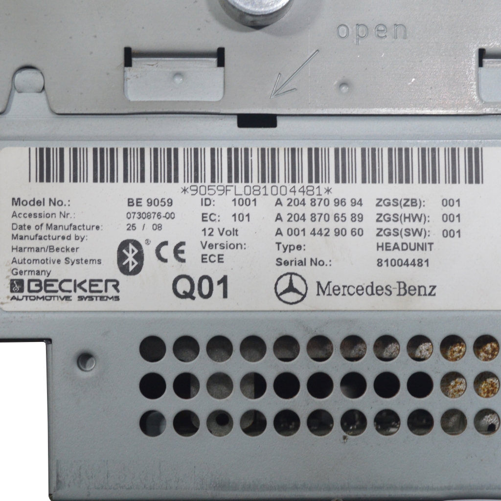 GPS навигация Mercedes C class W204 2.2 CDI 170 конски сили A2048709694