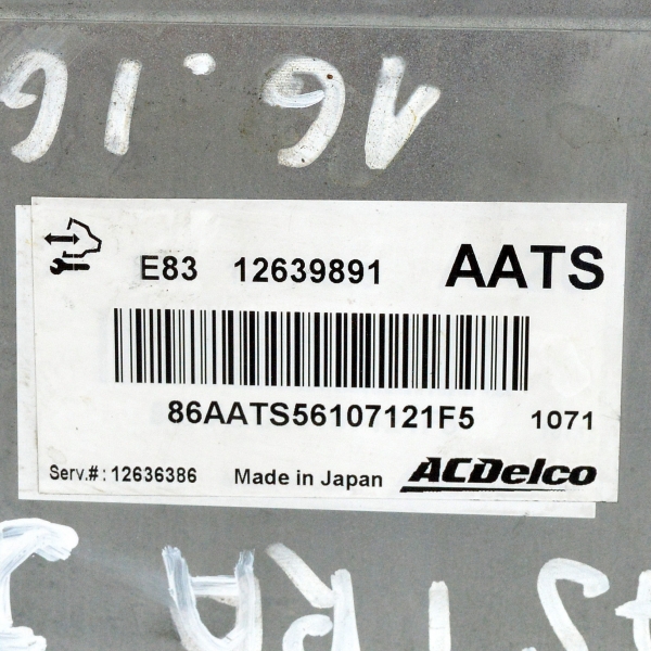 Компютър запалване Opel Astra J 1.6 i 115 конски сили 12639891