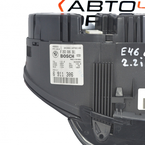 Километражно табло BMW E46 купе 2.2 i 170 конски сили 6911306