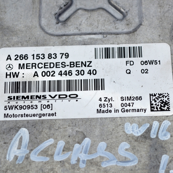 Компютър запалване Mercedes A Class W169 1.7 i 116 конски сили А2661538379