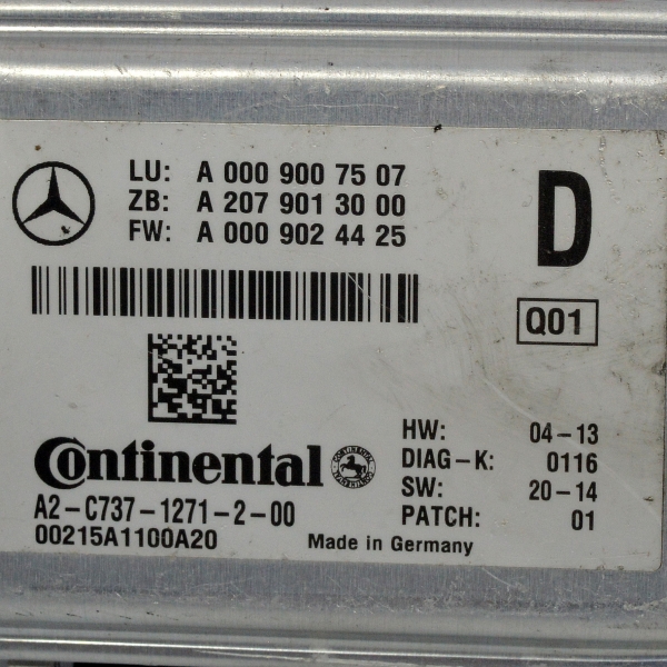 Предна камера Mercedes E Class W212 2.2 CDI 204 конски сили A0009007507