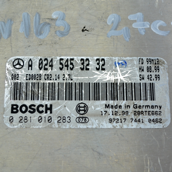 Компютър запалване Mercedes ML W163 2.7 CDI 163 конски сили А0245453232