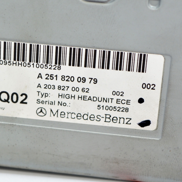 GPS навигация Mercedes R Class W251 3.0 CDI 224 конски сили A2518200979