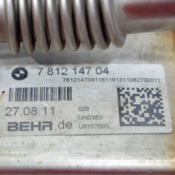 Охладител EGR BMW X1 E84 2.0 xDrive 177 конски сили 781214704 2011г