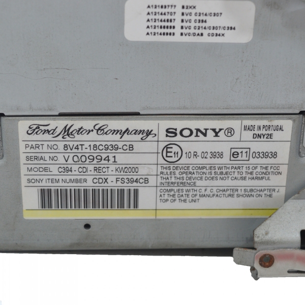 Радио CD Ford Kuga 2.0 TDCI 136 конски сили VP6M2F-18C821-AG