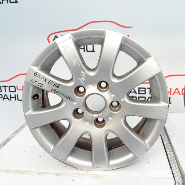 Алуминиеви джанти 15 цола VW Golf 5 2.0 TDI 6.5JX15H2 ET50 1K0601025A