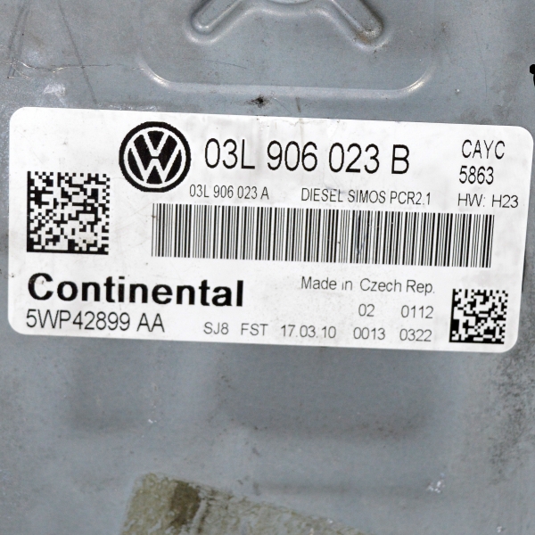 Компютър запалване VW Golf 6 1.6 TDI 105 конски сили 03L906023B