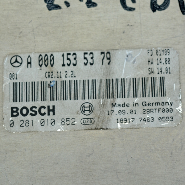 Компютър запалване Mercedes C Class W203 2.2 CDI 116 конски сили А0001535379