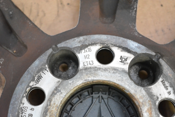 Алуминиеви джанти 16 цола Mercedes C Class W204 7Jx16H2 ET43