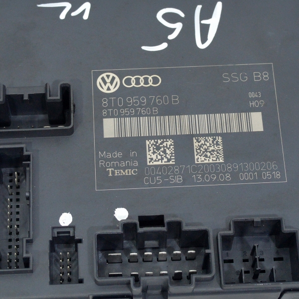 Модул предна лява седалка Audi A5 3.0 TDI 240 конски сили 8T0959760B