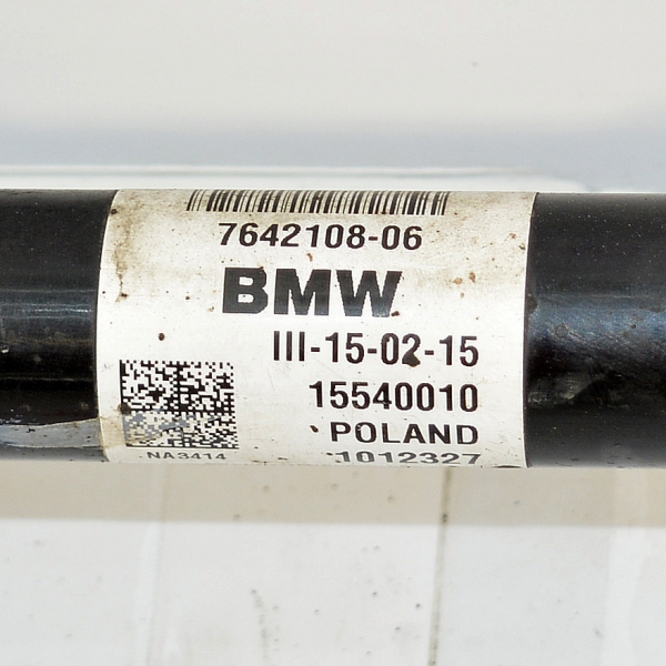 Предна дясна полуоска BMW F45 1.5 i 136 конски сили 7642108-06 2015г