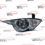 Ляв фар Ssang Yong Actyon 2.0 XDI 141 конски сили