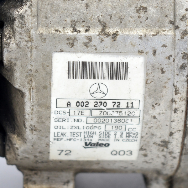 Компресор климатик радиатор Mercedes Sprinter 2.2 CDI А9065000054 / А0022307211 2007г