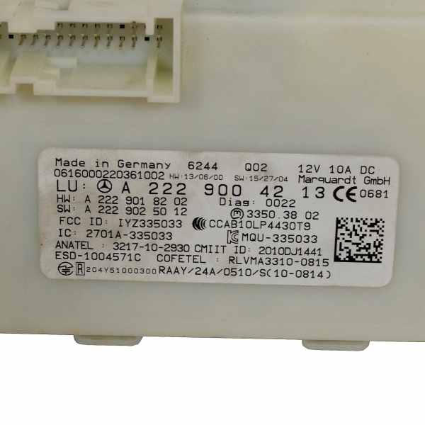 Модул Keyless Go Mercedes C Class 450 AMG  A2229004213  2016г