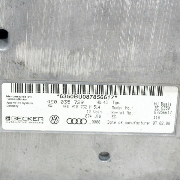 Модул навигация Audi A6 3.0 TDI 225 конски сили 4E0035729