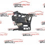 Десен държач задна броня BMW G21 2.0 i 255 конски сили 51127427996