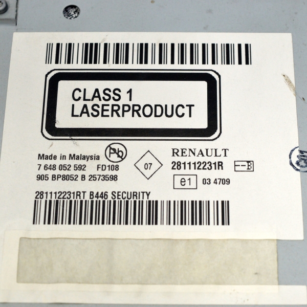 Радио CD Dacia Sandero 1.4 i 75 конски сили 281112231R