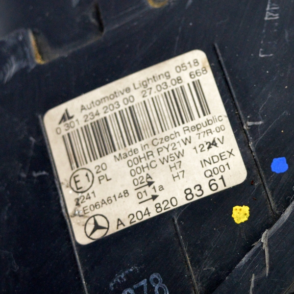 Ляв фар Mercedes C class W204 2.2 CDI 136 конски сили A2048208361