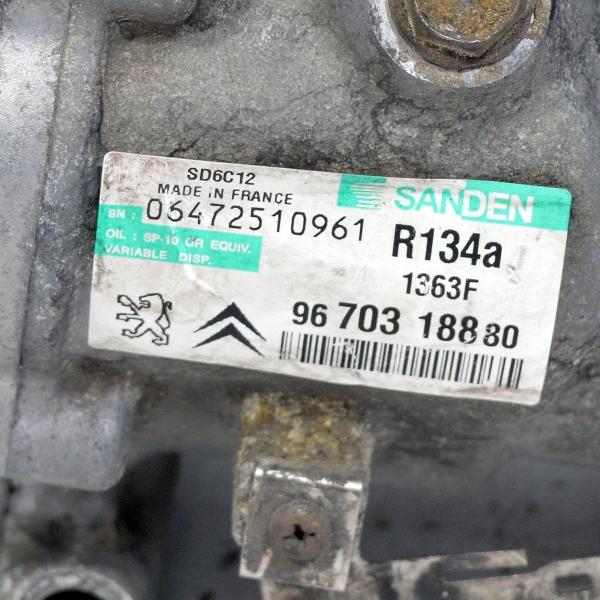 Компресор климатик Peugeot 207 1.4 i 9670318880 6 писти