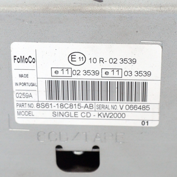 Радио CD Ford Focus II 1.6 TDCI 100 конски сили 8S61-18C815-AB