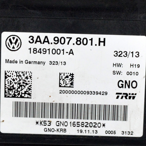 Модул ръчна спирачка VW Passat CC 2.0 TDI 140 конски сили 3AA907801H