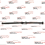 Кардан Hyundai Santa Fe 2.2 CRDI 150 конски сили 49300-2B500