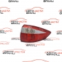 Десен стоп Ford C-Max 1.6 LPG 120 коски сили AM5113404BF