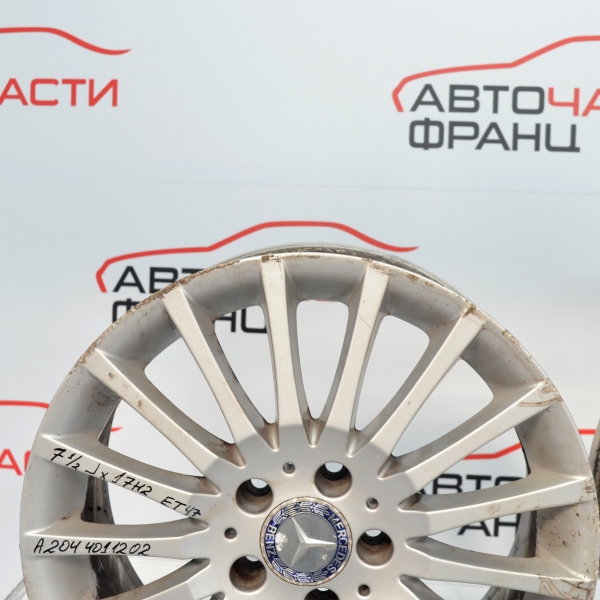 Алуминиеви джанти 17 цола Mercedes C class W204 7.1/2JX17H2 ET47 A2044011202