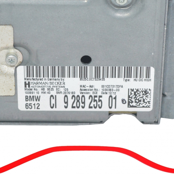 GPS навигация BMW F07 Gran Turismo 3.0 D 245 конски сили 65129289255 2012г