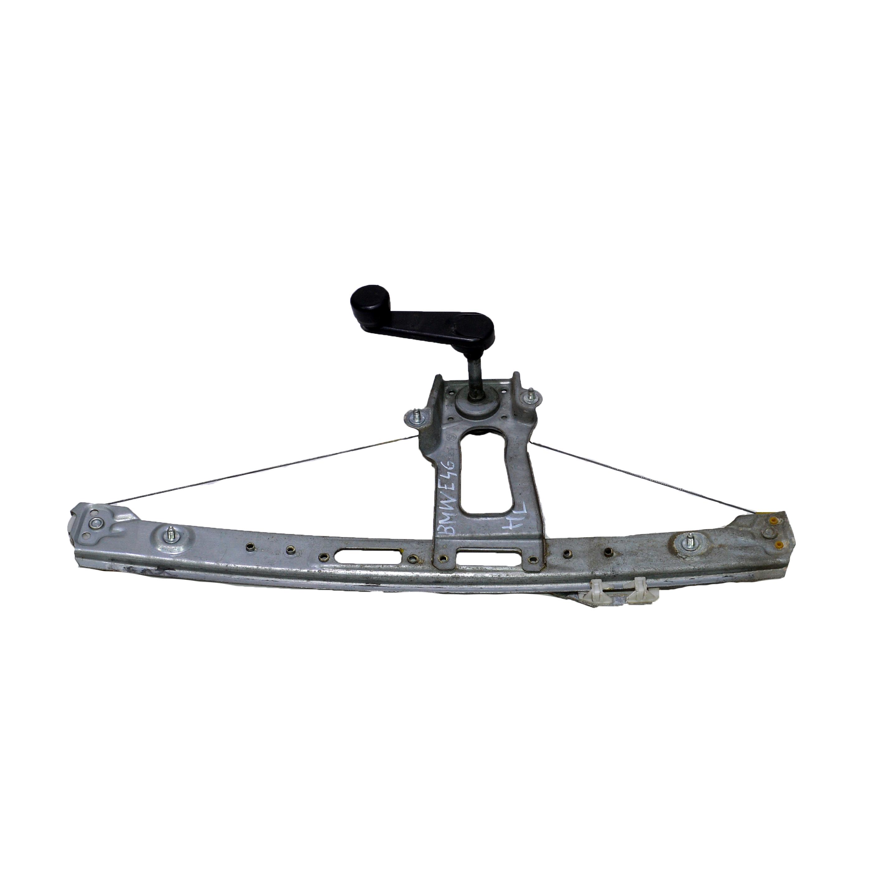 Заден ляв механичен стъклоповдигач BMW E46 2.0D 136 конски сили