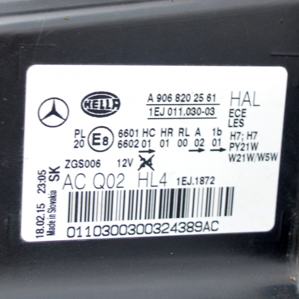 Ляв фар Mercedes Sprinter 313 2.2 CDI 129 конски сили A9068202561