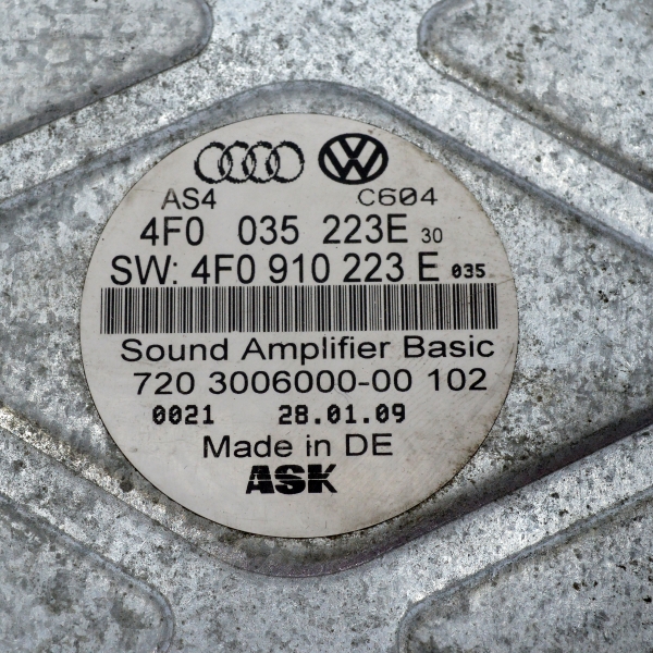 Усилвател Audi A6 2.7 TDI 180 конски сили 4F0035223E