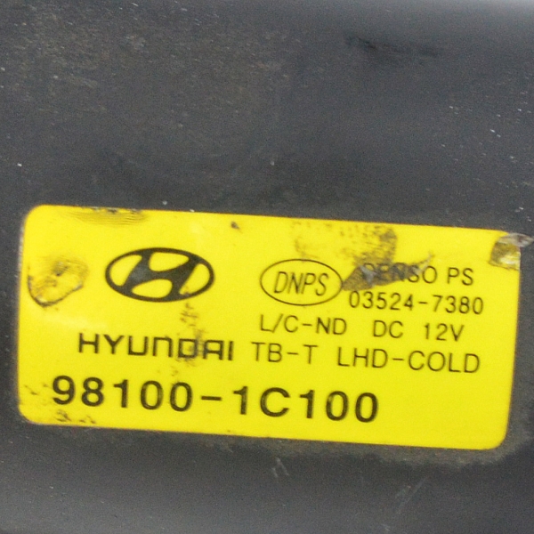 Моторче предни чистаки Hyundai Getz 1.3 i 82 конски сили 98100-1C100