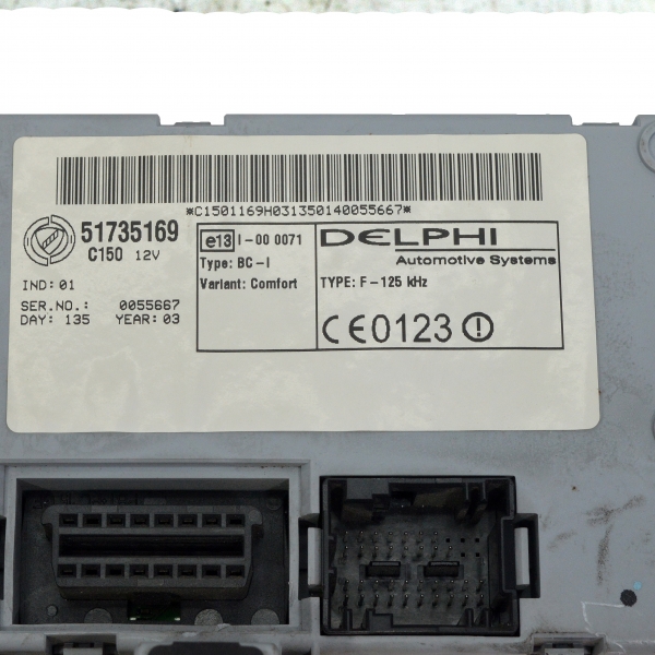 BSI модул Fiat Punto 1.2 i 60 конски сили 51735169