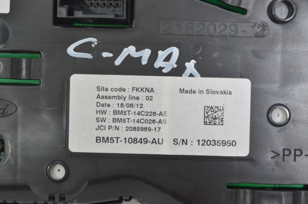 Километражно табло Ford C-Max 1.6 LPG 120 конски сили BM5T-10849-AU
