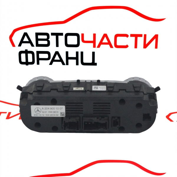 Панел климатроник Mercedes C Class W204 2.2 CDI A2049001007