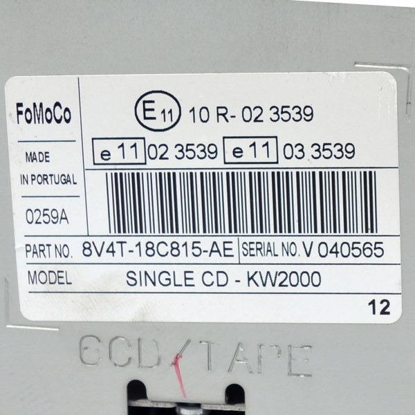 Радио CD Ford Kuga 2.0 TDCI 140 конски сили 8V4T-18C815-AE